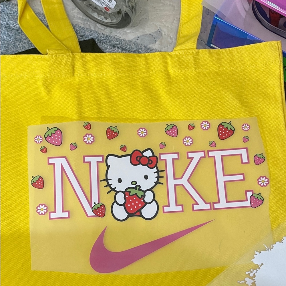 Hello Kitty Yellow Tote Bag